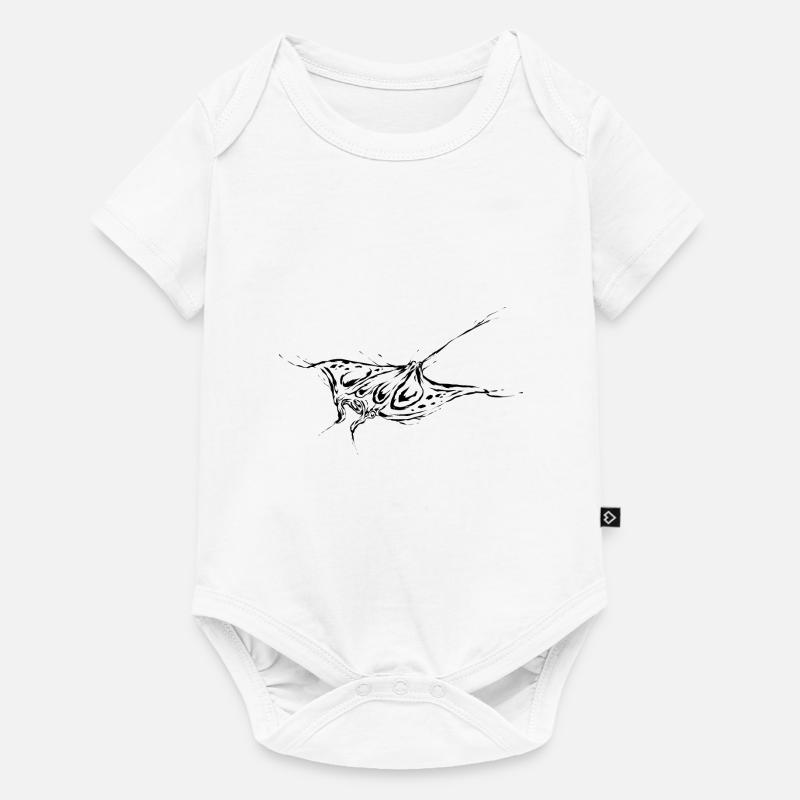 Rochen - Baby Premium Kurzarmbody - Weiß
