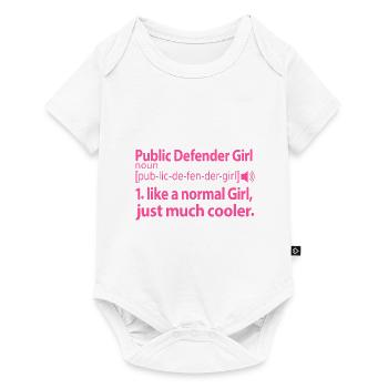 Public Defender Girl Public Defender Sayings - Baby Premium short-sleeve bodysuit - white - Front