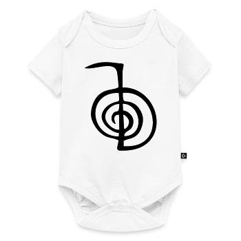 Symbole de guérison Reiki - Cho Ku Rei - Body à manches courtes Premium Bébé - blanc - Devant