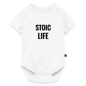 Stoicism gifts | Stoic Stoic Life - Baby Premium short-sleeve bodysuit - white - Front