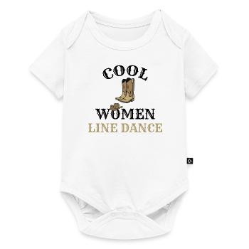 Line Dance Dancer Line Dancing Line Dancer - Baby Premium short-sleeve bodysuit - white - Front