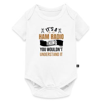 Radio amateur | Amateur radio amateur amateur Ham Radio - Body à manches courtes Premium Bébé - blanc - Devant