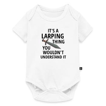 Live-Rollenspiel Larping | Live-Action-Rollenspiel - Baby Premium Kurzarmbody - Weiß - Vorne