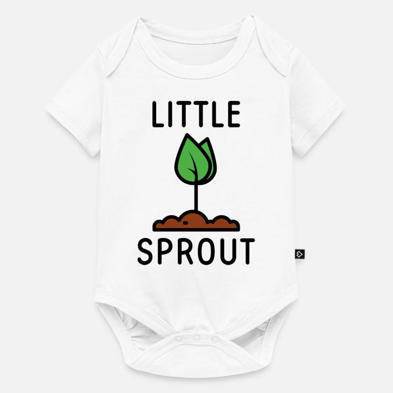 Little Sprout - Baby Premium short-sleeve bodysuit - white