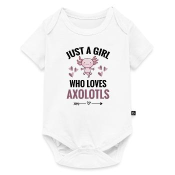 Axolotl Gifts For Women | Axolotl Lovers - Baby Premium short-sleeve bodysuit - white - Front