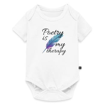 Poetry Gift | Poetry Lover Poem Poet - Baby Premium short-sleeve bodysuit - white - Front