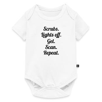 Cadeau de sonographie pour les femmes Ultrasons Sonograf - Body à manches courtes Premium Bébé - blanc - Devant