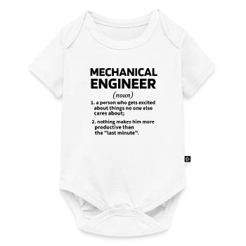 Mechanical Engineer Gift Mechanical Engineering Student - Baby Premium short-sleeve bodysuit - white - Front