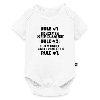 Mechanical Engineer Gift Mechanical Engineering Student - Baby Premium short-sleeve bodysuit - white - Front