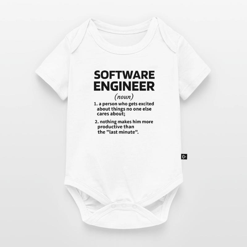 Software Engineer Software Engineer Technician Baby Premium short-sleeve bodysuit