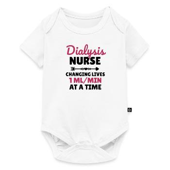 Dialysis Nurse Nephrology Dialysis Care - Baby Premium short-sleeve bodysuit - white - Front