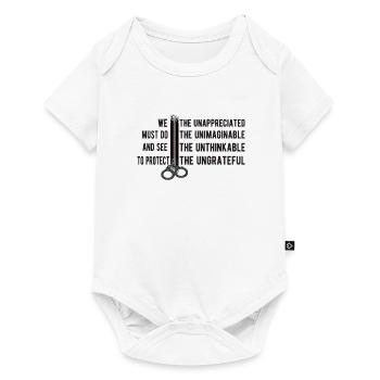 Gardien de justice - Body à manches courtes Premium Bébé - blanc - Devant