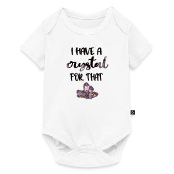 Crystals Gemstone Healing Stone Crystal Healer - Baby Premium short-sleeve bodysuit - white - Front