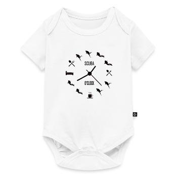 Divers Scuba Divers Underwater Diving Diving - Baby Premium short-sleeve bodysuit - white - Front