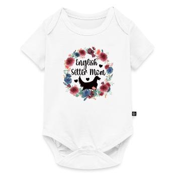 English Setter Mama English Setter Dog Owner - Baby Premium short-sleeve bodysuit - white - Front