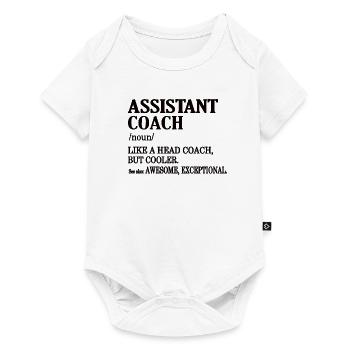 Assistant Coach Lustig Assistant Coach Assistant Coach - Baby Premium short-sleeve bodysuit - white - Front