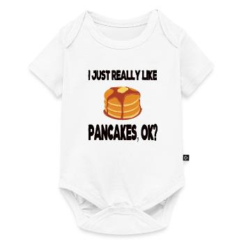 Pancake Lovers Pancake Pancakes - Baby Premium short-sleeve bodysuit - white - Front