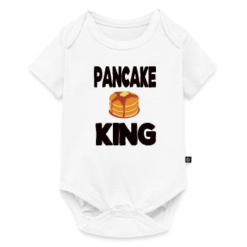 Pancake King Egg Cake Baker Pancakes - Baby Premium short-sleeve bodysuit - white - Front