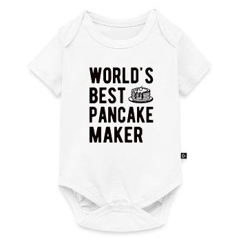 Best pancake baker pancake pancakes - Baby Premium short-sleeve bodysuit - white - Front
