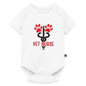 Veterinary Nurse Veterinary Assistant Veterinary Assistant - Baby Premium short-sleeve bodysuit - white - Front