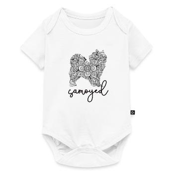 Samoyed lover dog owner Samoyed mom - Baby Premium short-sleeve bodysuit - white - Front