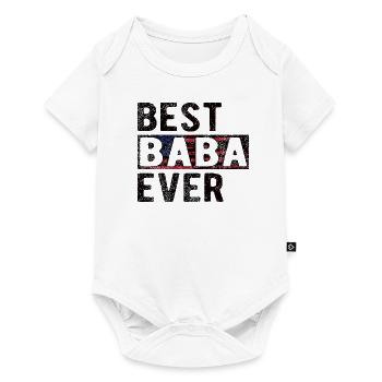 Best Baba Grandpa Father's Day Baba Grandfather Papa - Baby Premium short-sleeve bodysuit - white - Front