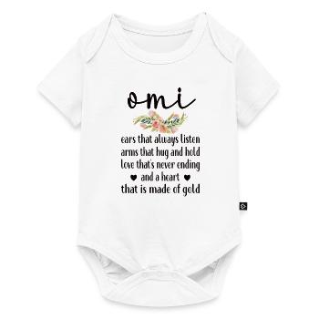 Meilleur cadeau de grand-mère pour la fête des mères grand-mère grand-mère - Body à manches courtes Premium Bébé - blanc - Devant