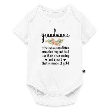 Grand-mère Grand-mère Appréciation Grand-mère Grand-mère Grand-mère - Body à manches courtes Premium Bébé - blanc - Devant