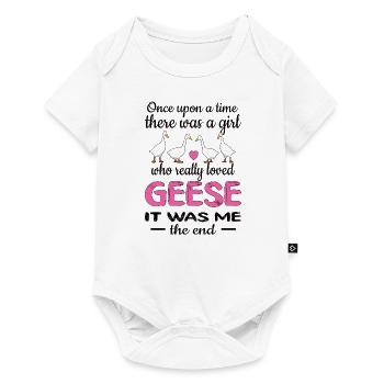 Goose mama Goose owner Farmer's wife Goose lover - Baby Premium short-sleeve bodysuit - white - Front