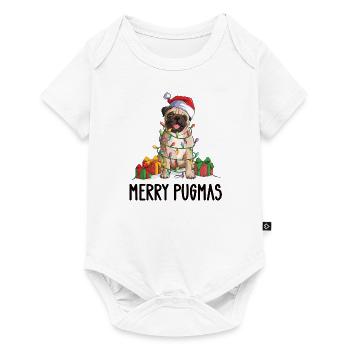 Carlin Noël 2022 Carlin Chien Propriétaire Cadeau - Body à manches courtes Premium Bébé - blanc - Devant