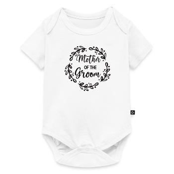 Mère du marié Groom Mama - Body à manches courtes Premium Bébé - blanc - Devant