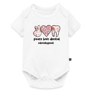 Dental hygienist Dental hygienist Oral hygiene - Baby Premium short-sleeve bodysuit - white - Front
