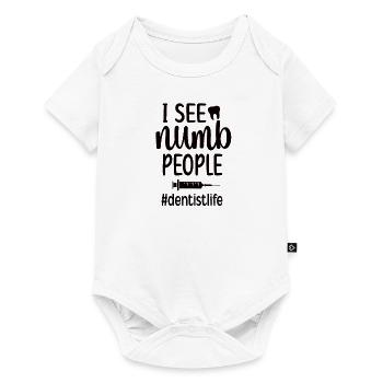 Dentist Gift Idea Dentist Dentist - Baby Premium short-sleeve bodysuit - white - Front