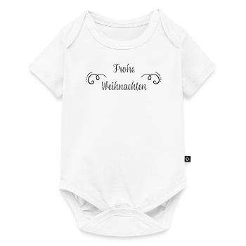 Frohe Weihnachten - Baby Premium Kurzarmbody - Weiß - Vorne