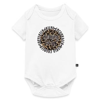 Cleaning lady Cleaner Domestic help Cleaning - Baby Premium short-sleeve bodysuit - white - Front