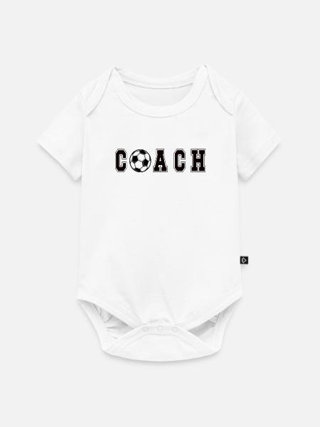 Fußballtrainer Fußball Coach Fußballtraining - Baby Premium Kurzarmbody - Weiß