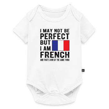 French France Flag French origin - Baby Premium short-sleeve bodysuit - white - Front