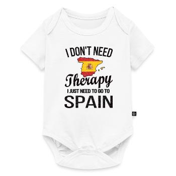 Fier espagnol Espagne Origine Drapeau espagnol - Body à manches courtes Premium Bébé - blanc - Devant