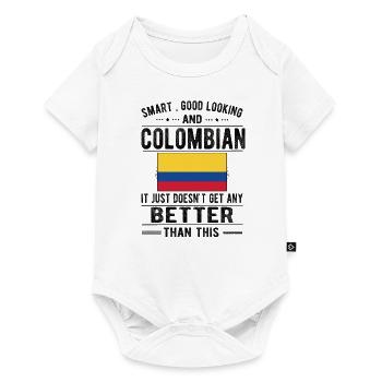 Colombie Colombie Origine colombienne - Body à manches courtes Premium Bébé - blanc - Devant