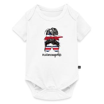Costa Rica Costa Rican Costa Rica Roots - Baby Premium short-sleeve bodysuit - white - Front