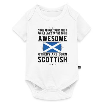 Proud Scotsman Scotland Scottish origin - Baby Premium short-sleeve bodysuit - white - Front