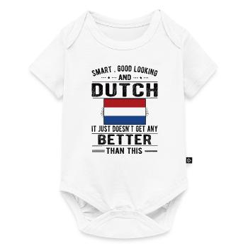 Dutch Netherlands Dutch origin - Baby Premium short-sleeve bodysuit - white - Front