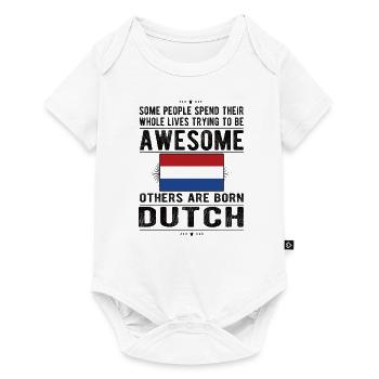 Néerlandais Pays-Bas Origine néerlandaise - Body à manches courtes Premium Bébé - blanc - Devant