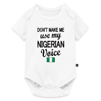 Fier Nigérian Nigeria Racines nigérianes - Body à manches courtes Premium Bébé - blanc - Devant