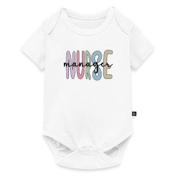 Head Nurse Nurse Manager Gift - Baby Premium short-sleeve bodysuit - white - Front