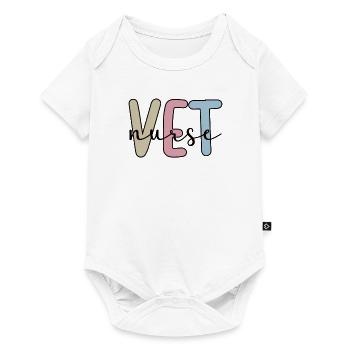 Infirmière vétérinaire Vétérinaire-Infirmière Assistante Vétérinaire - Body à manches courtes Premium Bébé - blanc - Devant