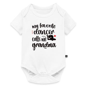 Dance Grandma By Dancer Grandmother Dancer Grandma - Baby Premium short-sleeve bodysuit - white - Front
