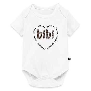 Bibi Grandma Mother's Day Gift Bibi Grandma - Baby Premium short-sleeve bodysuit - white - Front
