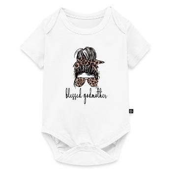 Cadeau de marraine marraine pour la fête des mères - Body à manches courtes Premium Bébé - blanc - Devant