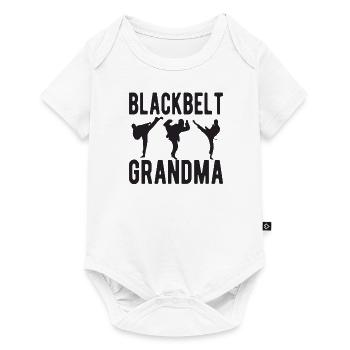 Black Belt Karate Grandma Karate Grandmother - Baby Premium short-sleeve bodysuit - white - Front